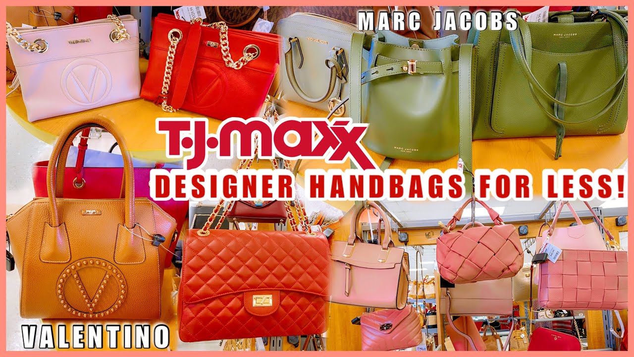🔥TJ MAXX SHOP WITH ME♥︎NEW‼️DESIGNER HANDBAGS FOR LESS‼️NEW FINDS MARC  JACOBS VALENTINO & MORE❤︎ 