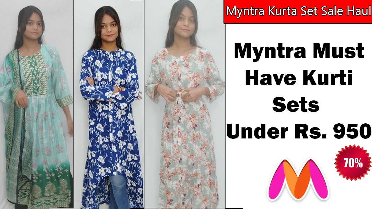 Nisha Recommends : GULMOHAR JAIPUR Women Printed Round Neck Ankle Length  3/4 Sleeve Cotton Flared Kurta, Pant & Malmal Dupatta Set - PaisaWapas