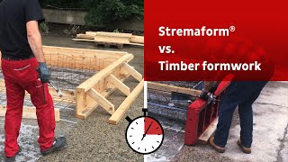 Permanent jointing formwork vs. timber shutter - Which is faster in construction reality?