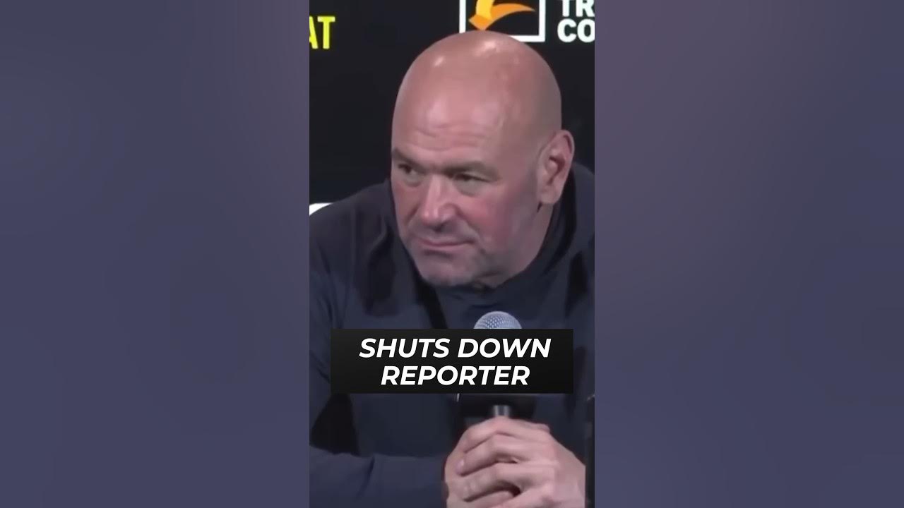 UFC’s Dana White Rips Into Reporter for Trying Turn Him Against UFC Fighters