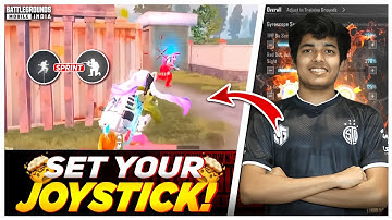 🔥How To Set Joystick & Sprint Sensitivity For Fast Movement In pubg/bgmi tips & tricks #bgmi #pubg