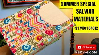 Latest Salwar Dress Material Designs | NEIDHAL.COM | WhatsApp +917401184012 | JUN 13 #3792 screenshot 5