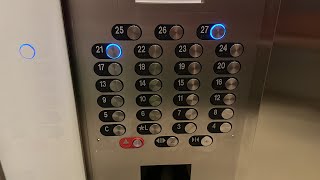 KONE Revolution East Elevators at Hyatt Regency Tower 1- Orlando, FL, USA