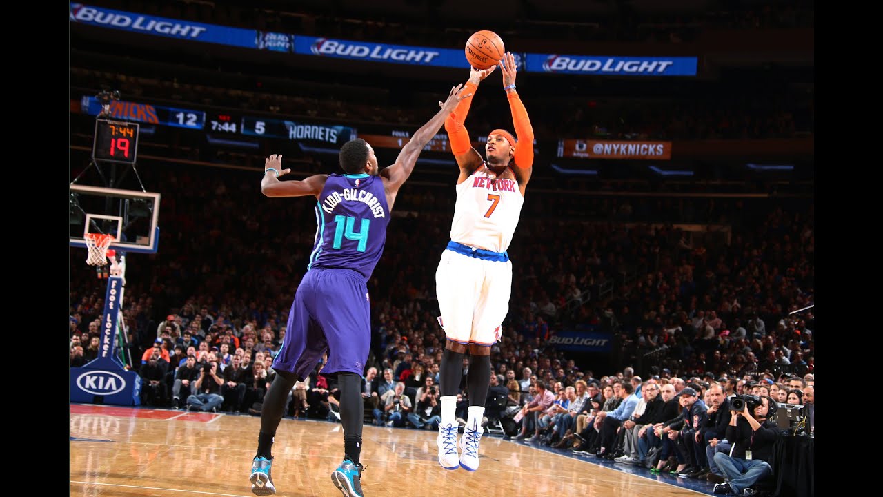 Phantom Carmelo Anthony Reaches 20 000 Career Points Youtube