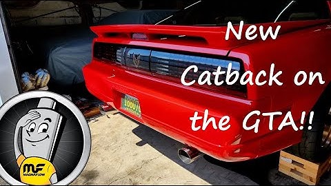 1989 Trans Am GTA Magnaflow Exhaust Upgrade