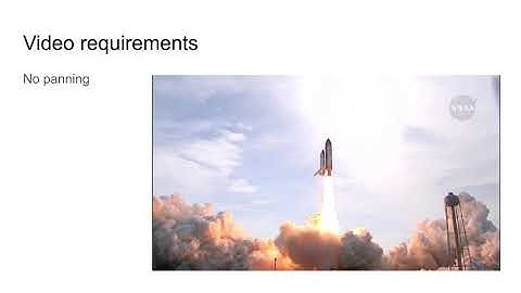 Analysing motion using a video