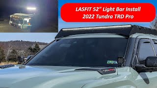 How to Install Light Bar on Roof Rack...LASFIT 42' and 52' Light Bar on Sherpa Grizzly Roof Rack