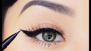 Eyeliner Makeup Tutorial for Beginners | How to Apply Liquid Eyeliner in 4 Easy Steps!