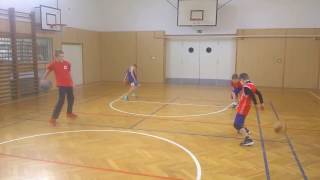 Waist Wrap to Front Between (www.BasketballDrills.cz)