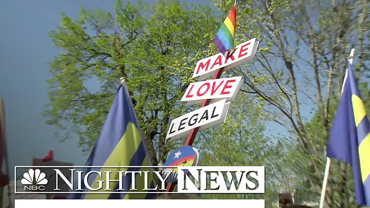 Same-Sex Marriage Set For Supreme Court Ruling | NBC Nightly News