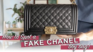 CHANEL SUPERFAKES! How to spot a FAKE CHANEL BOY Bag (Quick and Easy!)