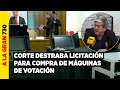 Corte destraba licitación de Contrataciones Públicas para compra de máquinas de votación