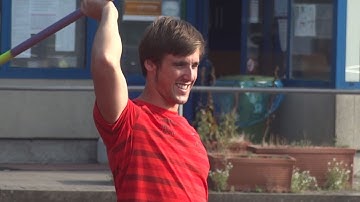 Javelin technic throwing training Timothy Herman 12 aug 2015