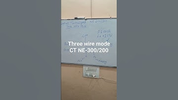 NE300/NE200 Control Technique Nidec VFD How to run three(3) wire mode parameter and connections