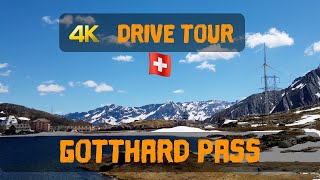 4K Drive Tour | Gotthard Pass, Switzerland: The Most Important Alpine Crossing Of All Time