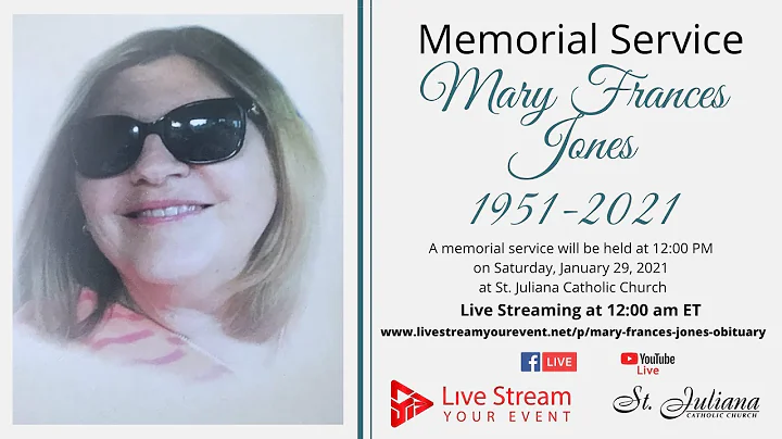Memorial Mass for Mary Frances Jones