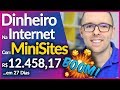 MINISITES Como Ganhar Dinheiro Na Internet Com Minisites【Passo A Passo】