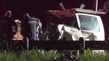 Wrong-way crash leaves 1 dead near Crosby