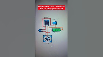 Temperature Sensor Based Automatic Fan | DIY On/Off Circuit Diagram