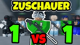 ZUSCHAUER 1 VS 1 ESKALIERT!!! Kann ICH GEWINNEN?! (+Handcam) | Notruf Hamburg Roblox Deutsch