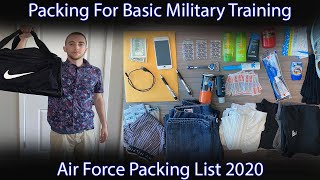 Packing For Basic Military Training 2020 | Air Force BMT Packing List screenshot 5