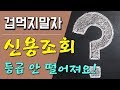 신용조회 막연히 무서워 하지마요! 대출한도조회 해도 신용등급 안떨어집니다. [대박남]