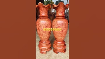 Lục bình nguyên khối gỗ hương đá tại #xưởng_gỗ_đồng_kỵ_giá_rẻ
