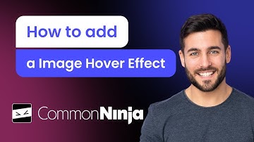How to add a Image Hover Effect to your website