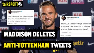 "I HATE SPURS!" 😠 New £40M signing James Maddison deletes Anti-Tottenham and Gareth Bale tweets 😬 image