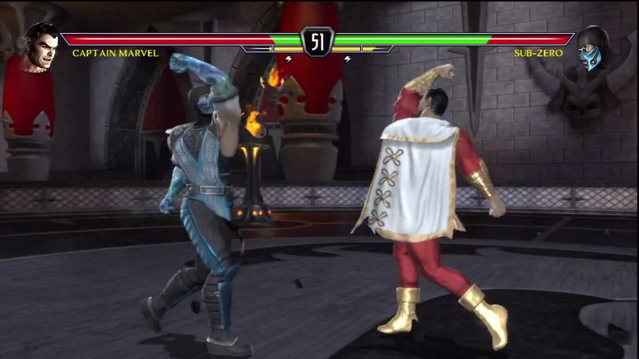 Mortal Kombat vs. DC Universe Captain Marvel vs. SubZero