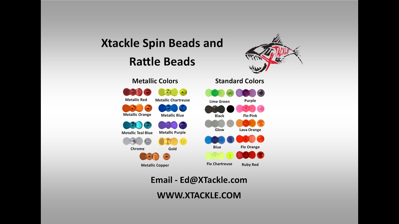 How to rig XTackle Spin Beads and Rattle Beads 