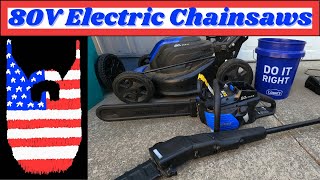 Kobalt 80V MAX Chainsaw and Polesaw