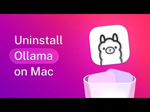 Uninstall Ollama and models on Mac