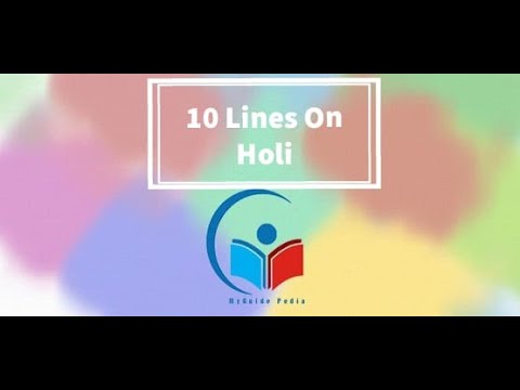 10 lines on Holi in  English | Short essay on Holi | Paragraph on Holi