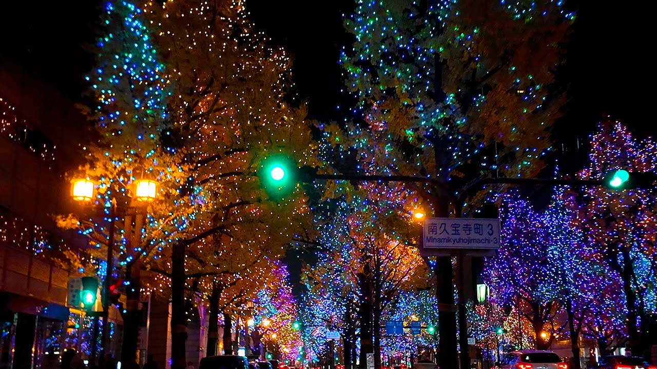 御堂筋イルミネーション2023 - YouTube
