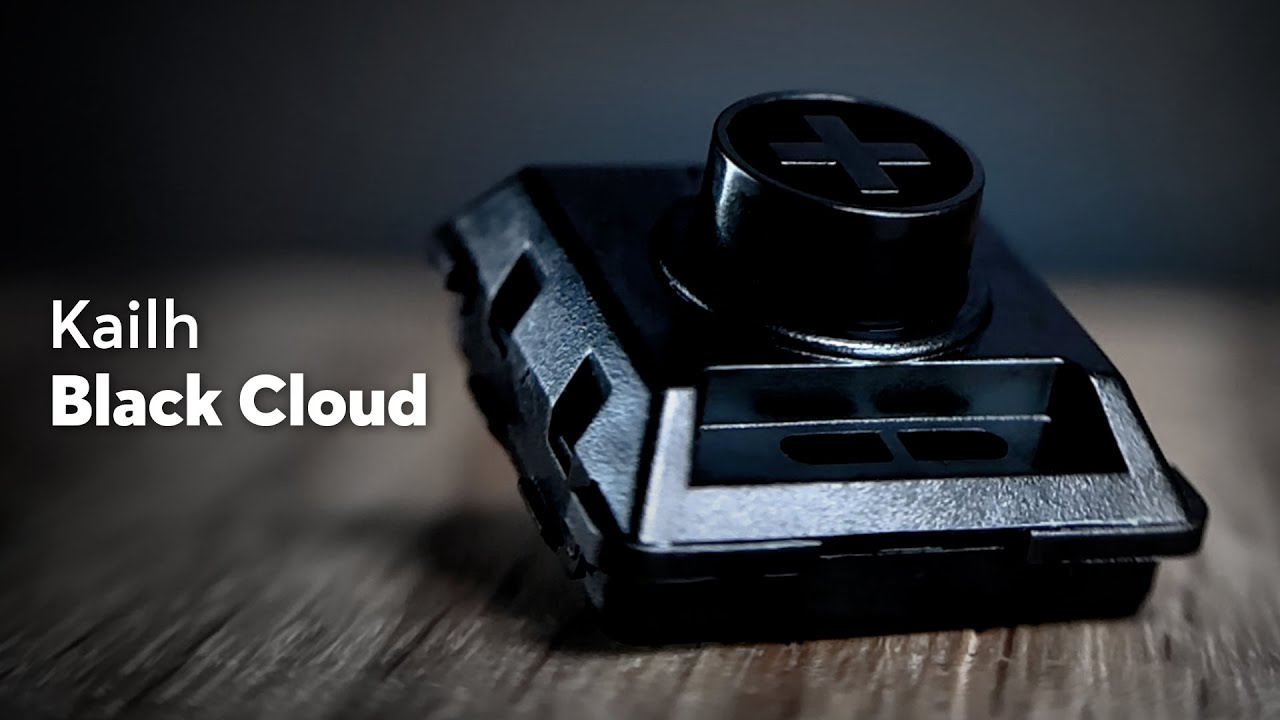 Kailh ALL-POM BLACK CLOUD ChocV2 タクタイル｜TALPKEYBOARD