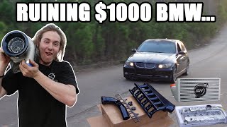 BIG TURBO GOING On My CHEAP $1000 BMW 335I...