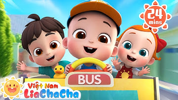 Lia ChaCha và những bánh xe lăn tròn | Trò chơi xe buýt | LiaChaCha Ca Nhạc Thiếu Nhi Việt Nam