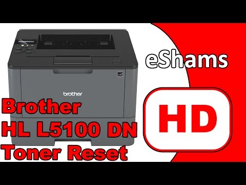 Brother HL-L5100DN Toner Reset