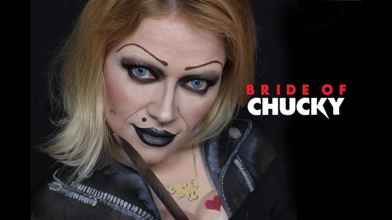 Bride Of Chucky Makeup Transformation Tiffany Makeup YouTube