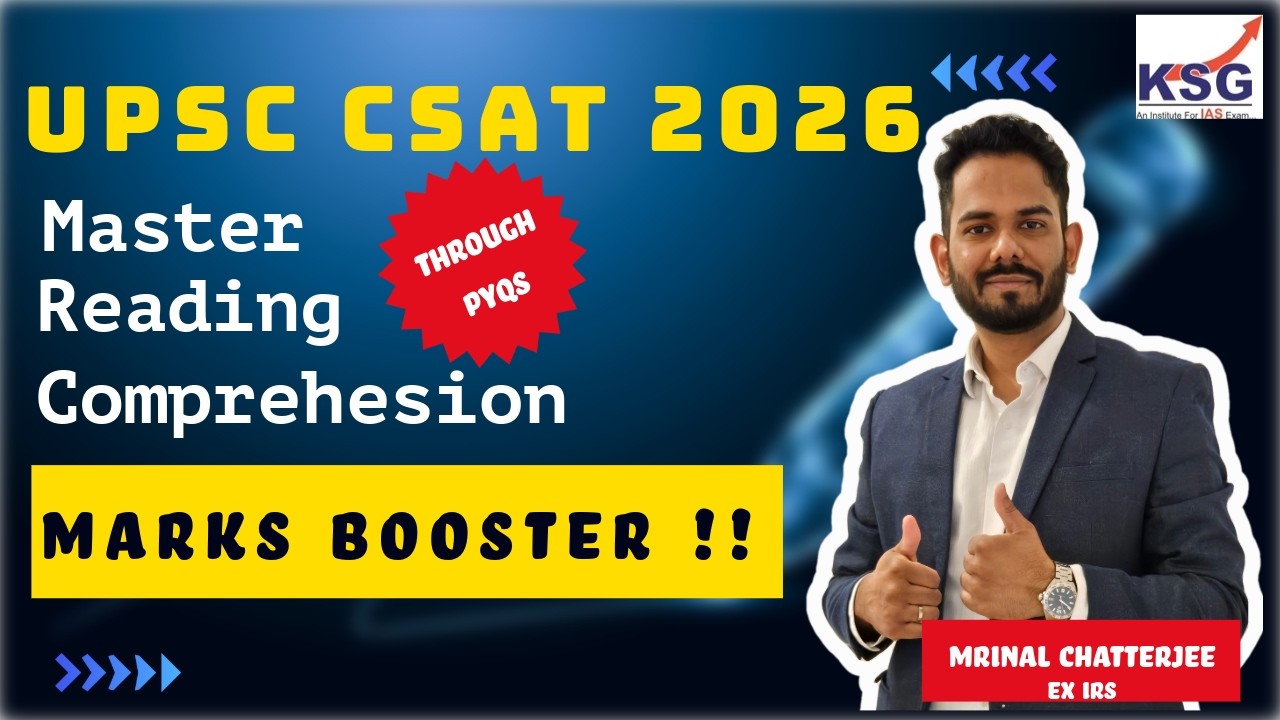 UPSC PRELIMS CSAT 2026 | BOOST YOUR MARKS IN READING COMPREHENSION ...