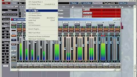 Steinberg Cubase VST-32/5.1 Complete Tutorial #34: Hands On The VST Mixer Pt 1