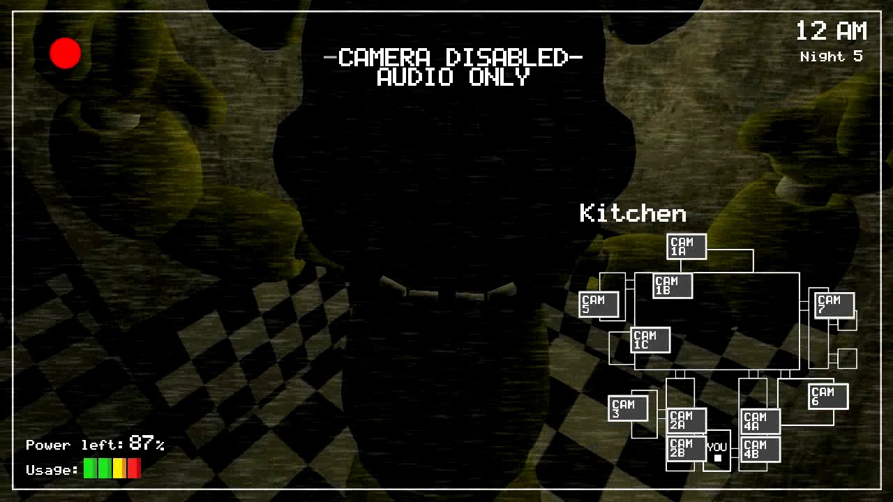 First Footage Of The Kitchen Camera In Five Nights At Freddys Youtube