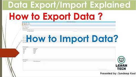 BMC Remedy Import and Export Process | Exporting Data | Importing Data
