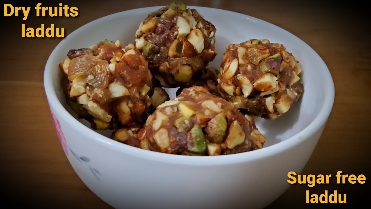 Dry Fruits Laddu Dates & Nuts ladoo Sugar free laddu YouTube