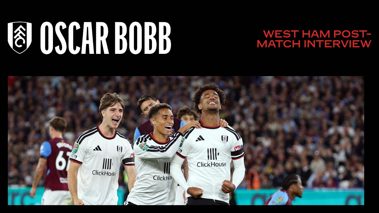 "A GREAT FEELING TO SCORE" 🗣️ | Oscar Bobb post-match interview | West Ham 2-3 Fulham