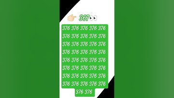 check your eyes and find the number 367 #geniusmindset #puzzle #logicpuzzle #braingames #logicalpuzz