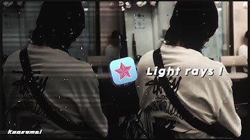 light rays in video star | ᗢ