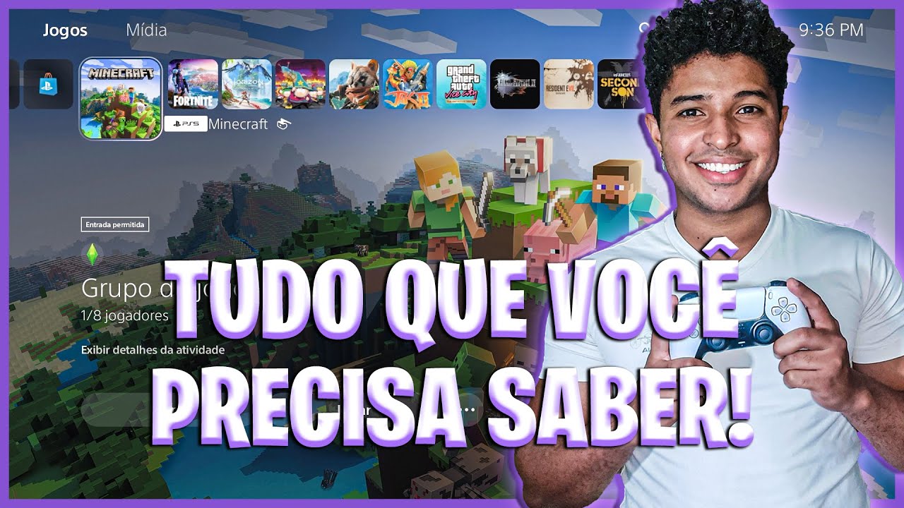 MINECRAFT DE PS5 - TUDO QUE VOCÊ PRECISA SABER EM 2023! 