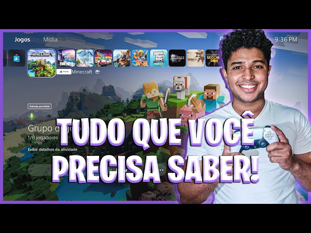 MINECRAFT DE PS5 - TUDO QUE VOCÊ PRECISA SABER EM 2023! 